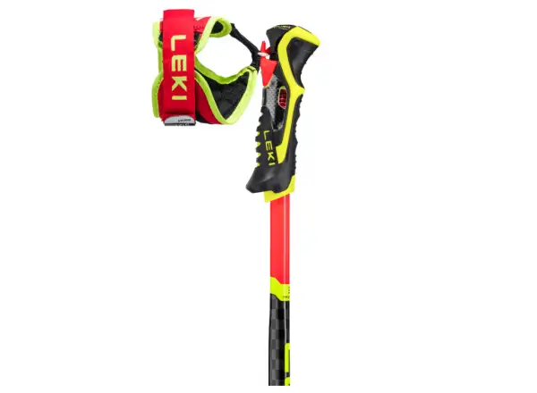 Leki WCR TBS SL 3D alpine poles Bright Red/Black/Neonyellow