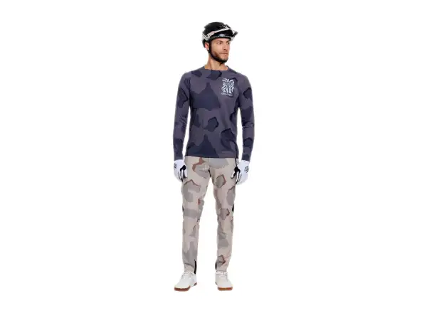 Troy Lee Designs Skyline Pro men's jersey long sleeve Flow Camo Carbon