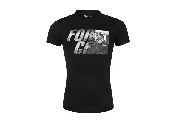 Force Spirit men's T-shirt short sleeve black