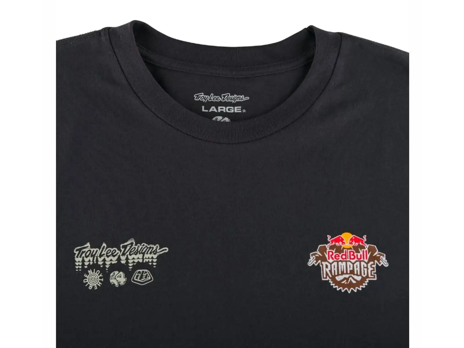 Troy Lee Designs x Red Bull Rampage Mind Melt men's short sleeve t-shirt Coal