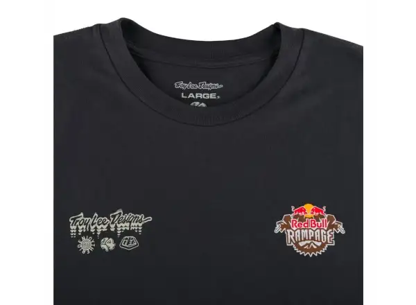 Troy Lee Designs x Red Bull Rampage Mind Melt men's short sleeve t-shirt Coal