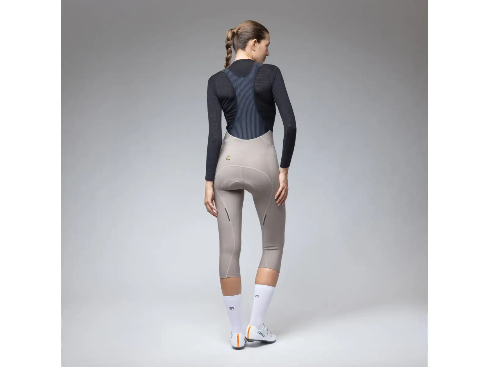 Alé Pragma Winter women's winter 3/4 cycling pants Rope Grey