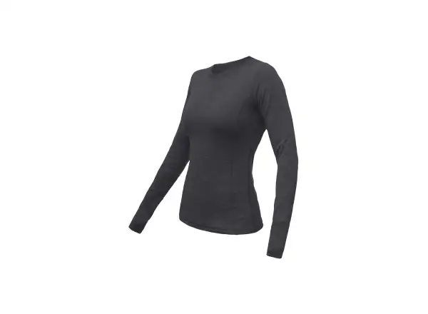 Sensor Merino Bold women's long sleeve shirt Anthracite Gray