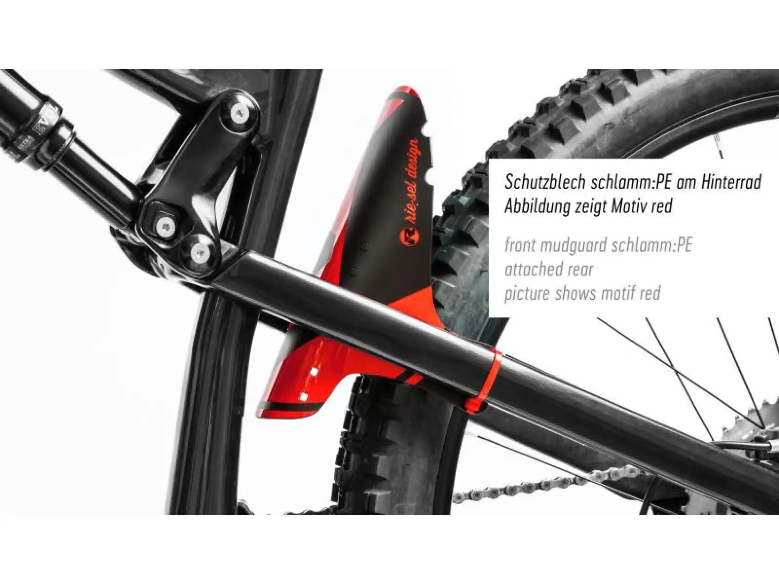 Rie:sel Design Schlamm:PE mudguard Girl