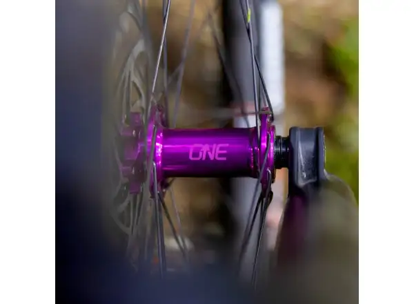 OneUp front hub 110x15 32 holes purple
