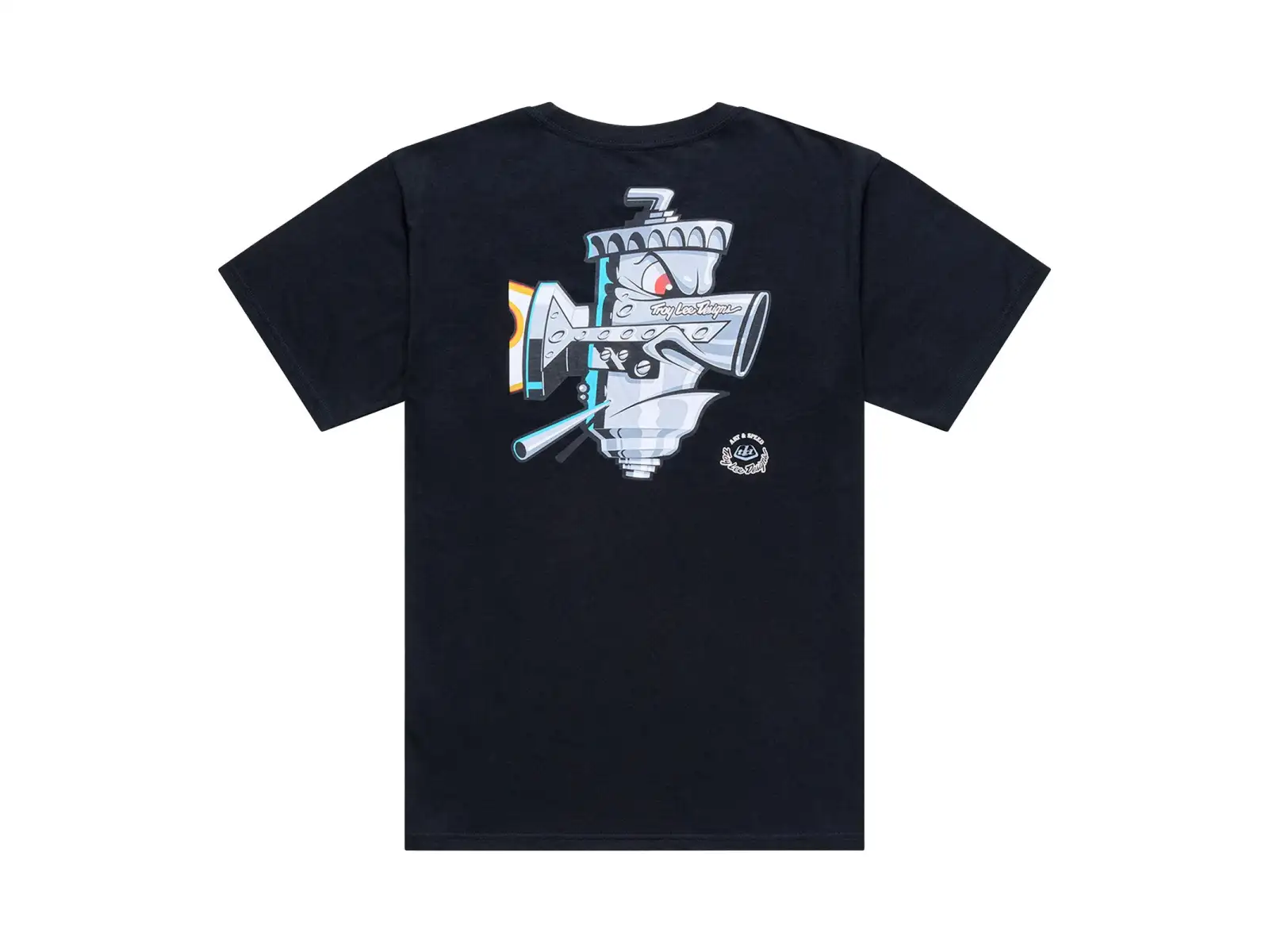 Troy Lee Designs Carb Club men's short sleeve T-shirt Black