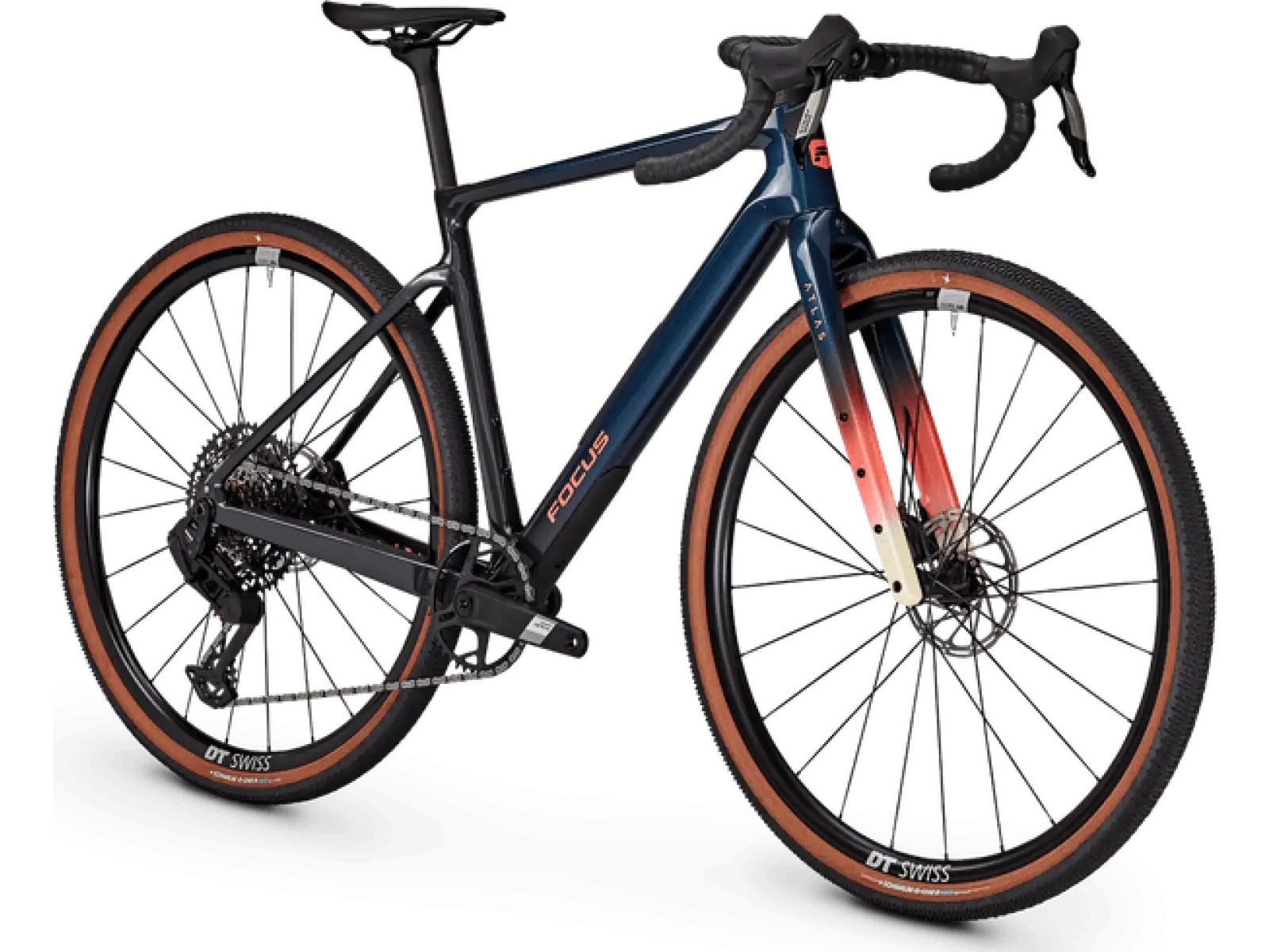 Focus Atlas 8.8 Apex gravel bike Azurblue/Diamondblack