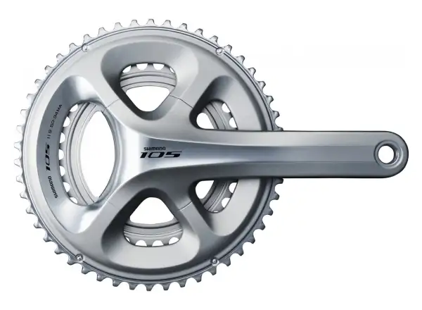 Shimano 105 FC-5800 Road Crankset Silver 53/39 Teeth