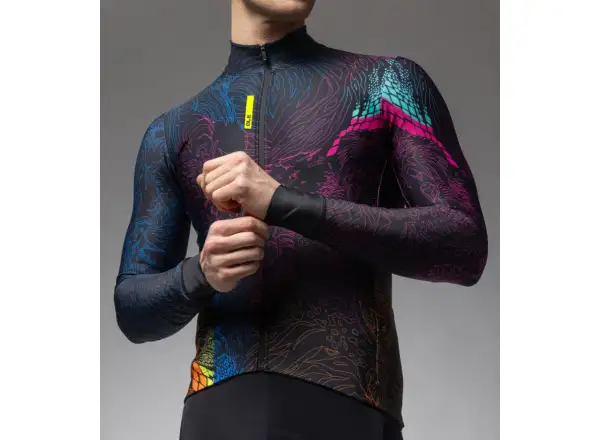 Alé Pragma men's insulated jersey long sleeve Zanzibar