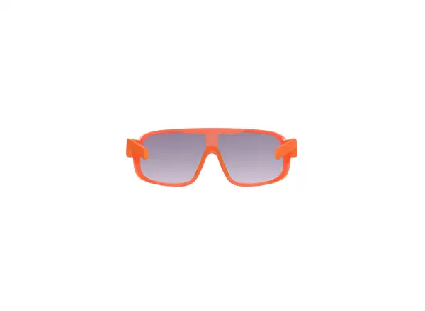 POC Aspire WF sunglasses Fluorescent Orange Translucent/Clarity Road/Partly Sunny Gold