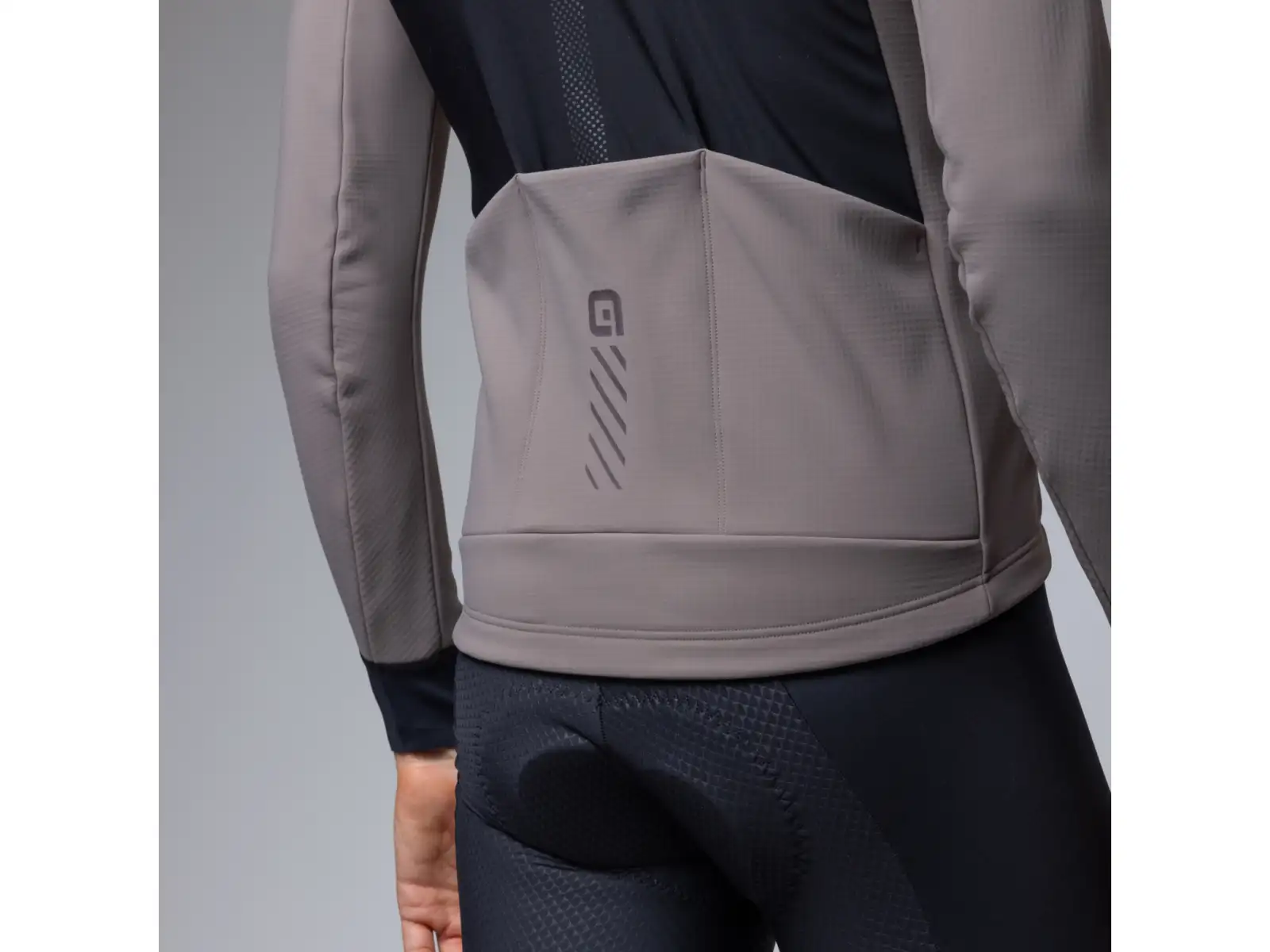 Alé Pragma Fondo 3.0 men's winter jacket Rope Grey