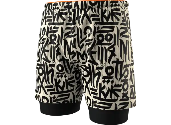 Dynafit Trail 2in1 men's running shorts Overcast