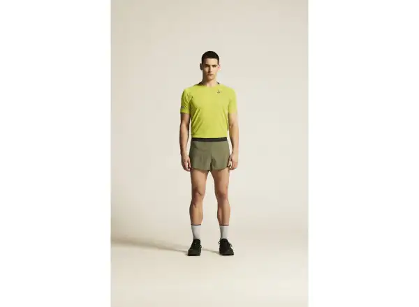 Craft PRO Hypervent Split 2 men's running shorts green