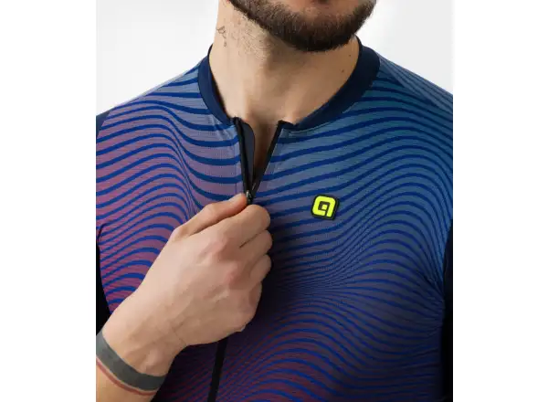 Alé PR-E Onda men's jersey short sleeve Navy Blue