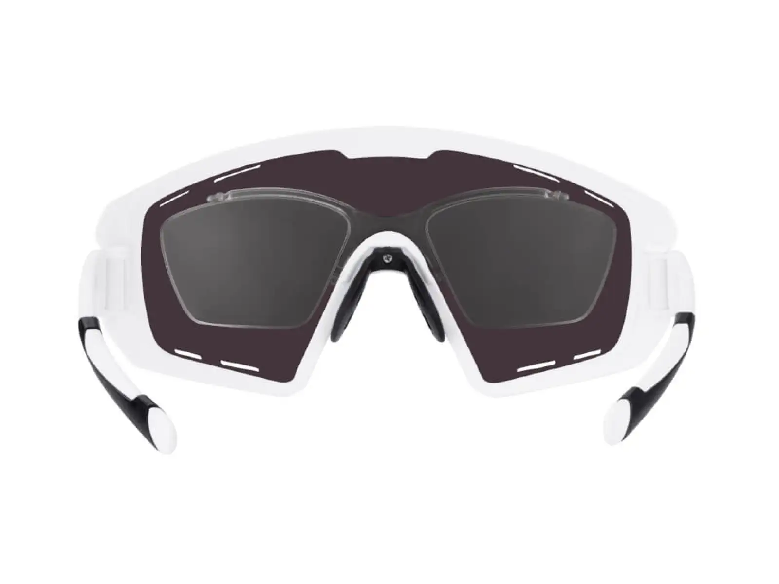 Force Ombro Plus cycling glasses white/blue lenses
