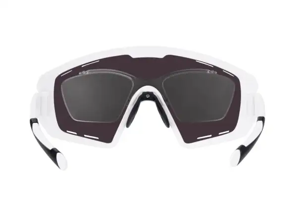 Force Ombro Plus cycling glasses white/blue lenses