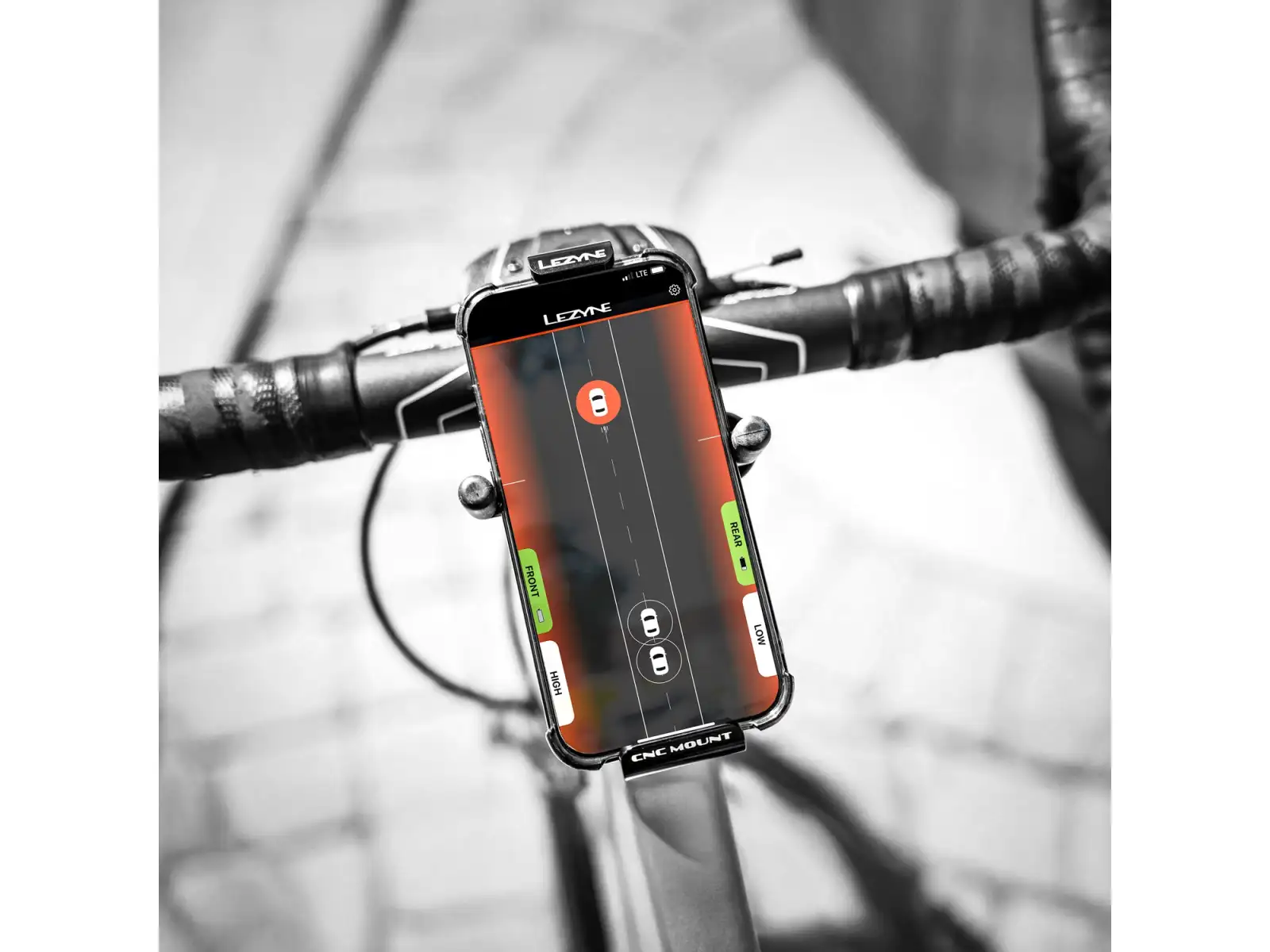 Lezyne Radar React StVZO System front and rear light Black