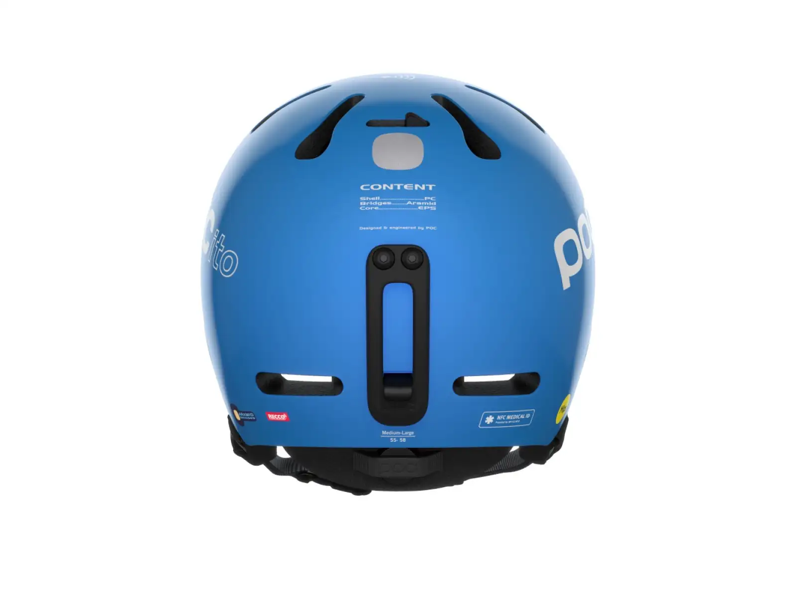 POC POCito Fornix MIPS children's ski helmet Fluorescent Blue