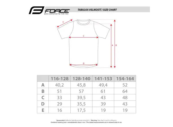 Force Kid MTB Cherry kids jersey short sleeve blue/lime