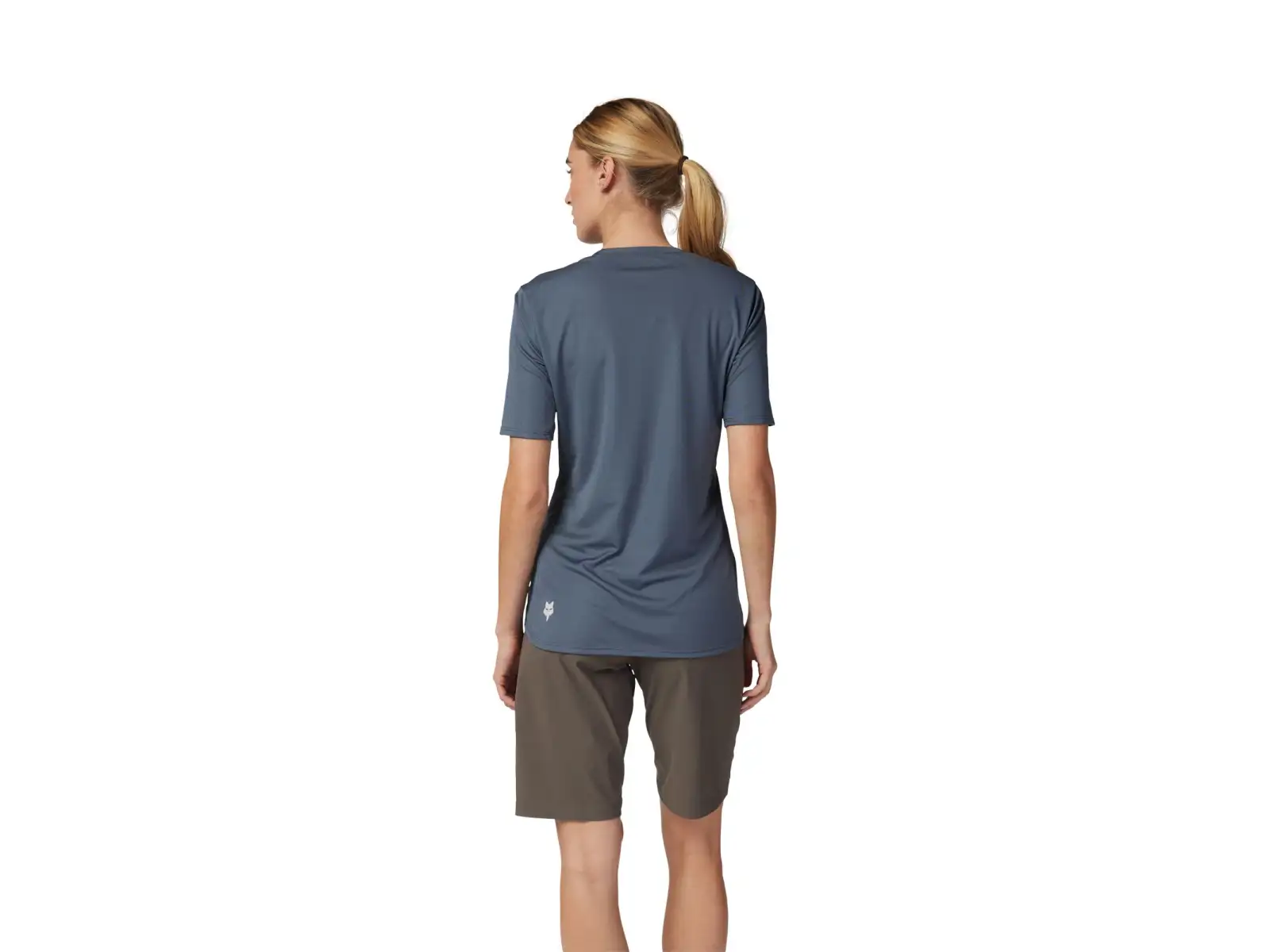Fox Ranger Wordmark women's jersey short sleeve Graphite