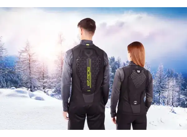 Etape Pure Pro 2.0 women's vest with spine protector black/white