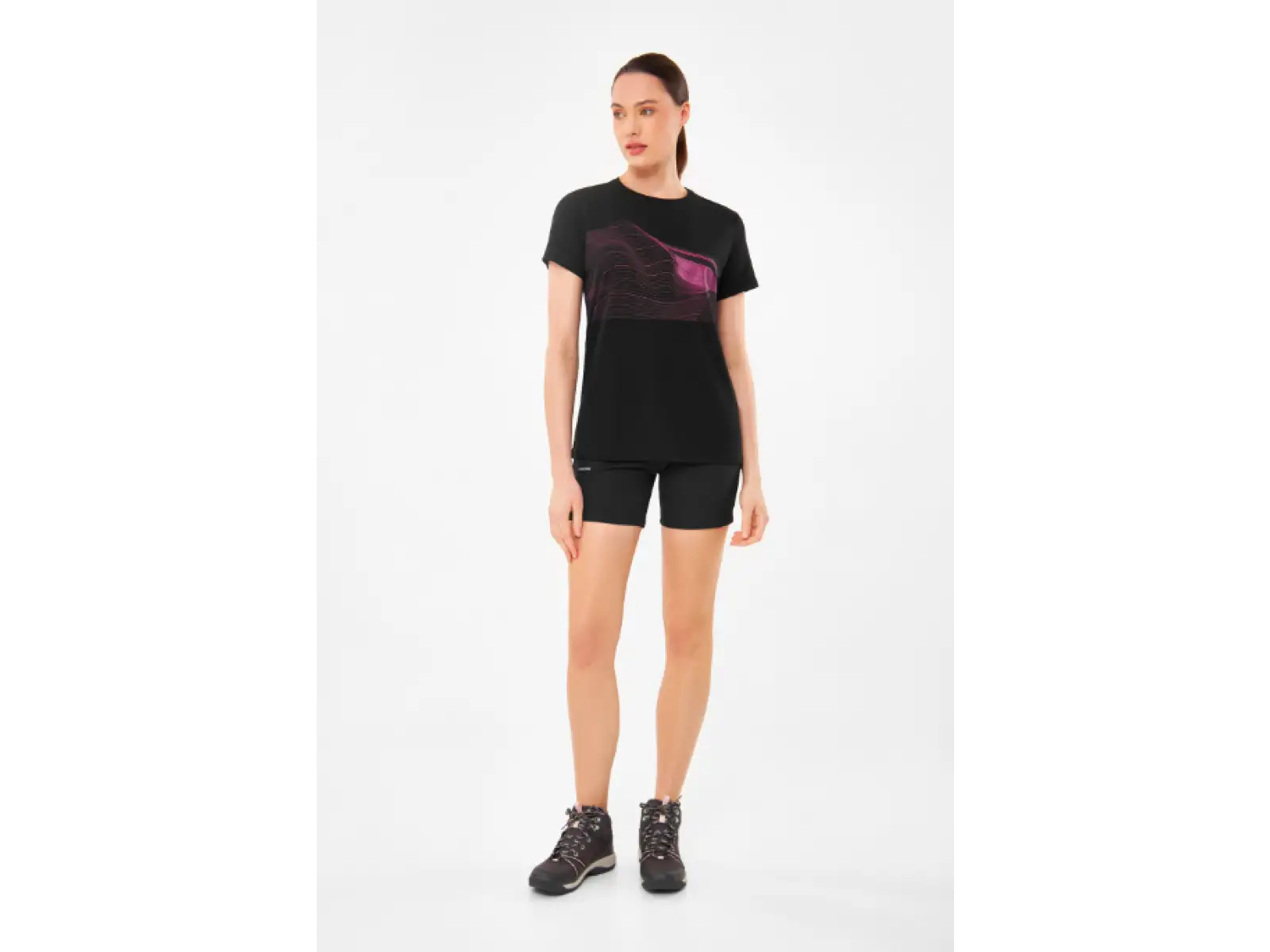 Viking Morain women's T-shirt short sleeve Black