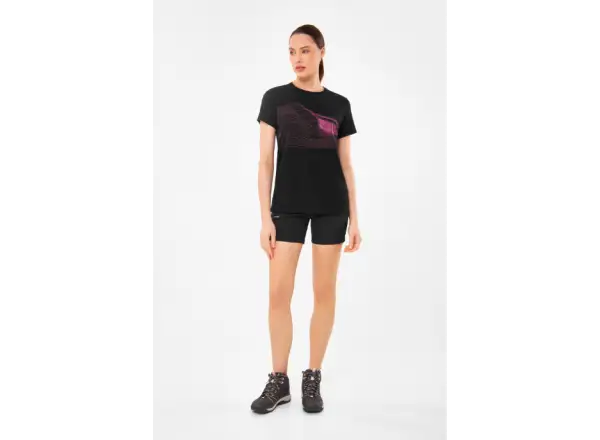 Viking Morain women's T-shirt short sleeve Black