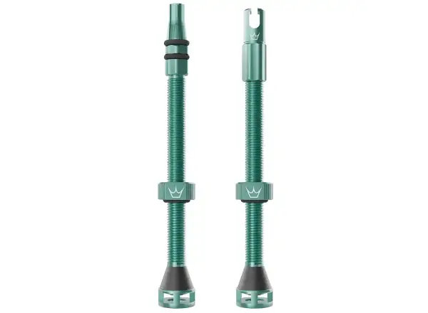 Peatys Holeshot Fast Flow tubeless valves 80 mm Jade