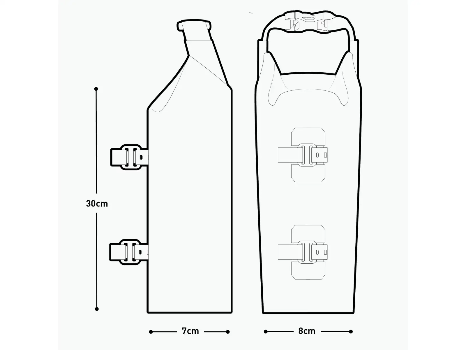 Evoc Downtube Pack WP 1,2 bag Black