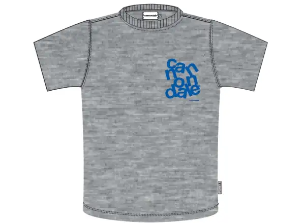 Cannondale Lifestyle men's T-shirt short sleeve Heather Grey/Sonic Blue