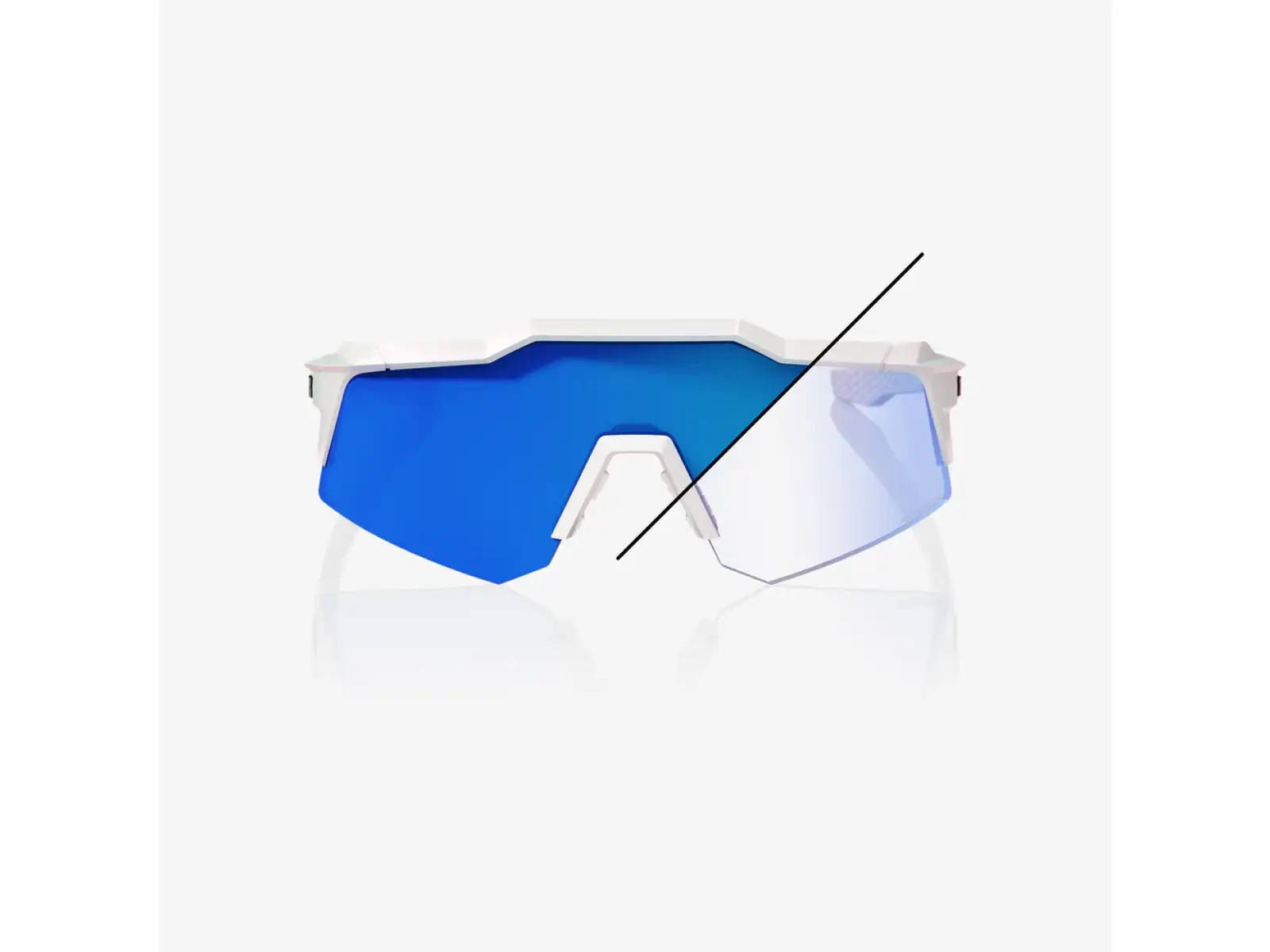 100% Speedcraft XS LE Bastille Blue Mirror Photochromic Sunglasses