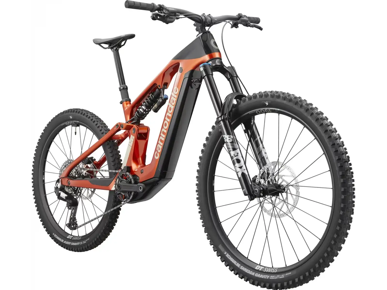 Cannondale Moterra Carbon LT 1 full-suspension e-bike Fire Orange (FOR)