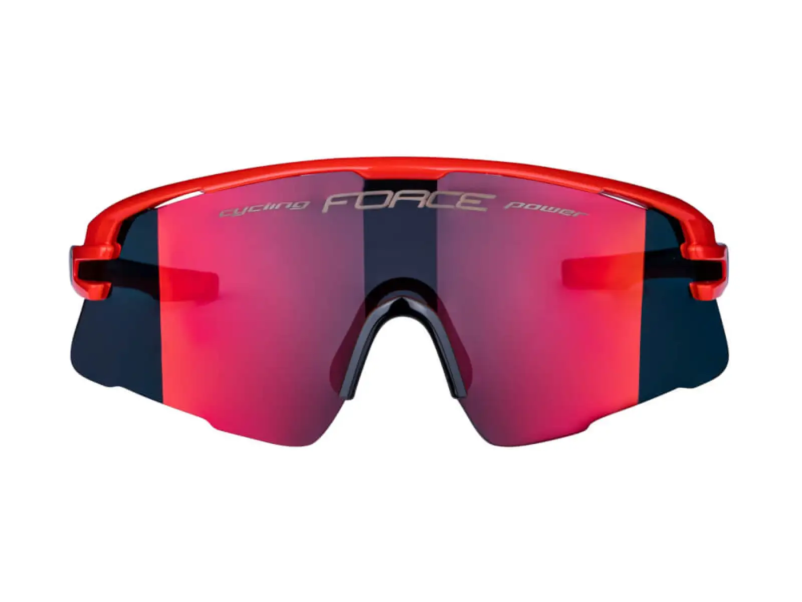 Force Ambient cycling glasses red/grey, red mirror lenses