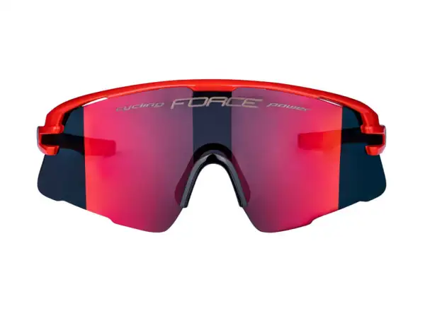 Force Ambient cycling glasses red/grey, red mirror lenses