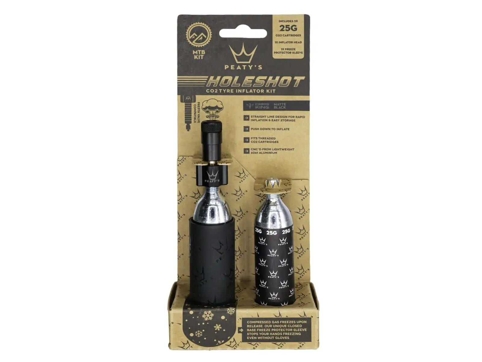 Peatys Holeshot CO2 kit 25 g Black