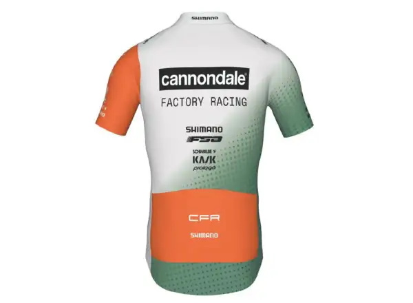 Cannondale CFR Replica 2025 men's jersey short sleeve green/red