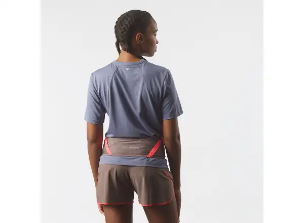 Salomon Pulse running belt Iron/Neon Flame