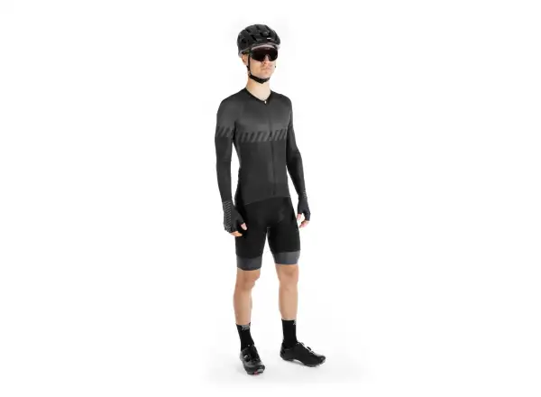 Force Fashion men's jersey long sleeve black/grey