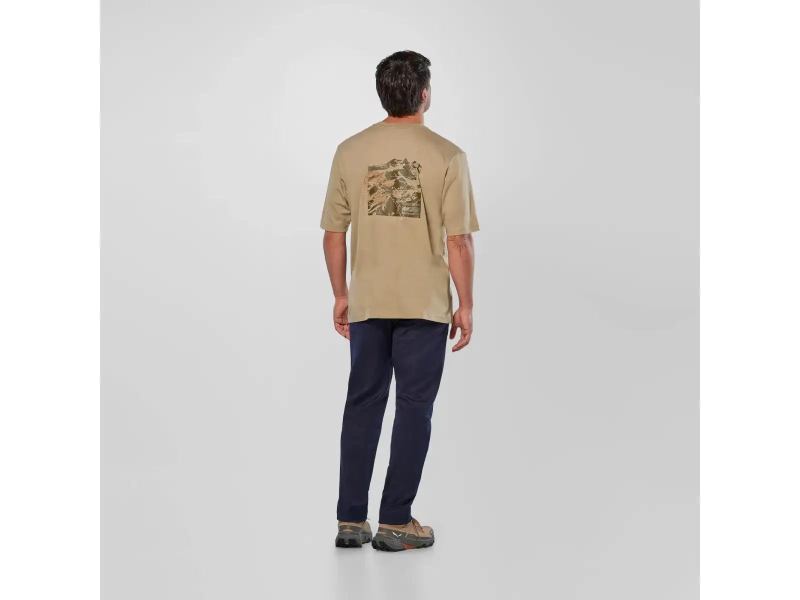 Salewa Eagle Glacier Loose T-shirt men's T-shirt short sleeve Quicksand