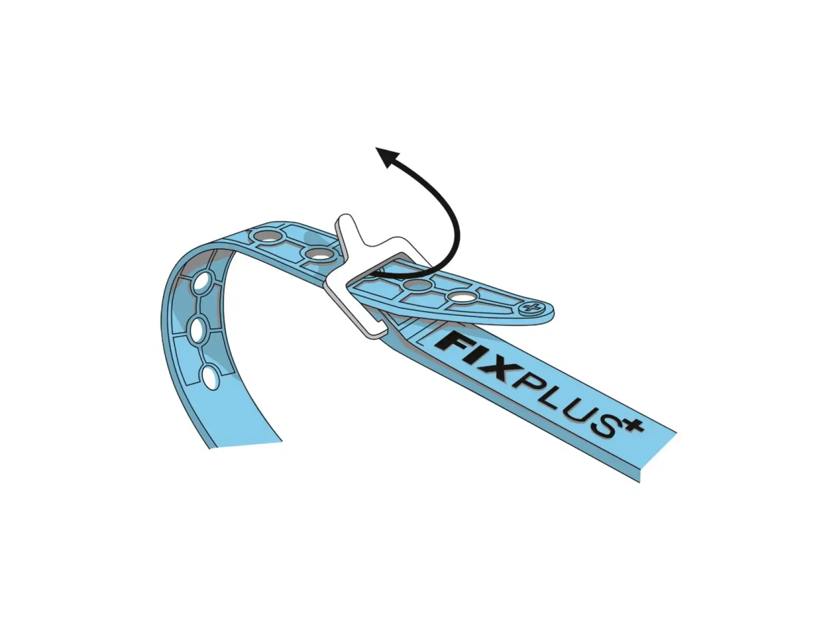 Fixplus Strap cable tie 350 mm black