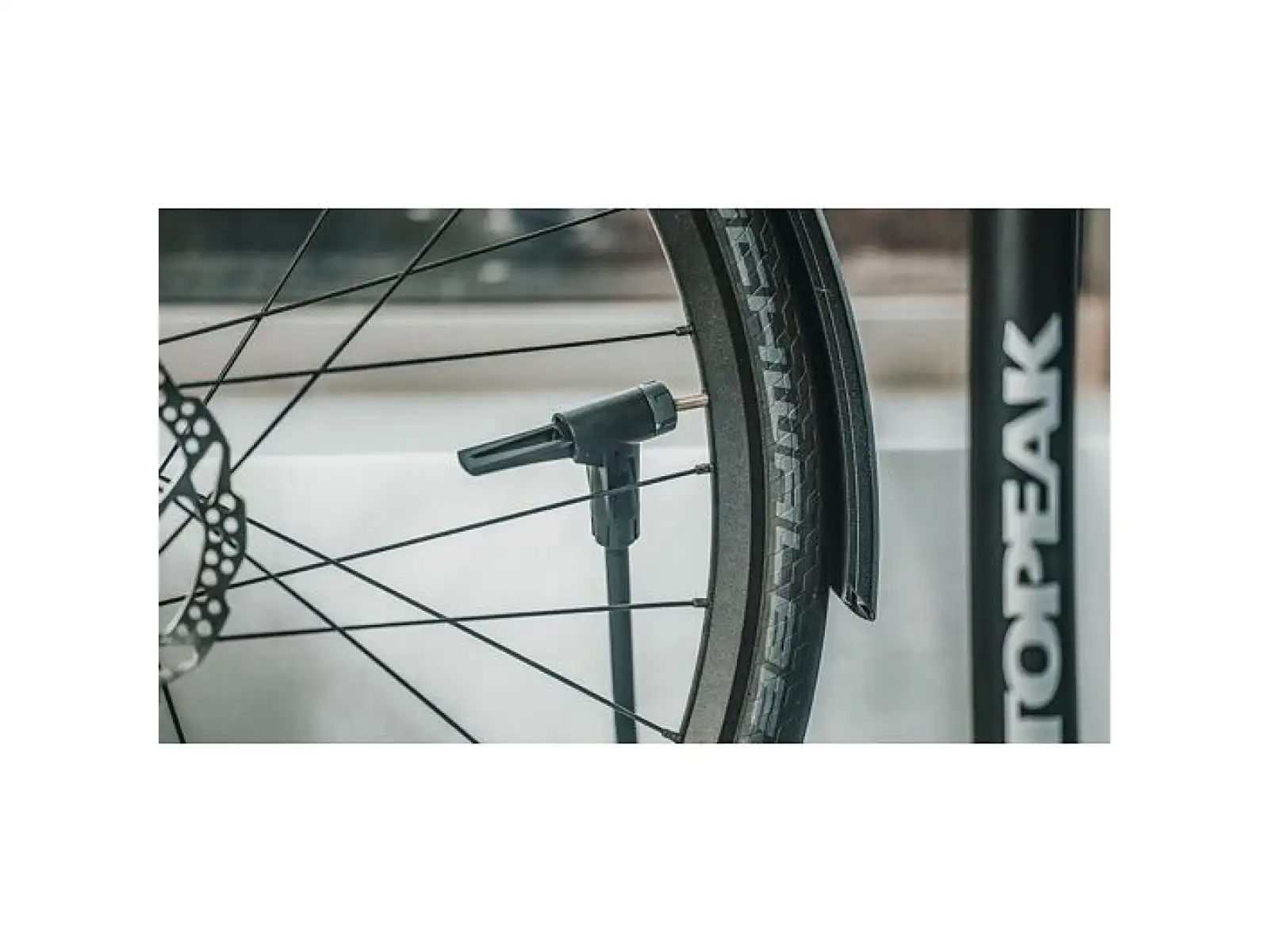 Topeak JoeBlow Urban EX floor pump black/yellow