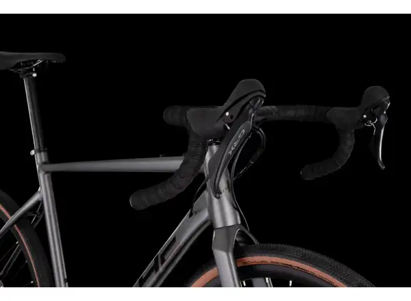 4Ever Gromvel Race gravel bike Titan matt