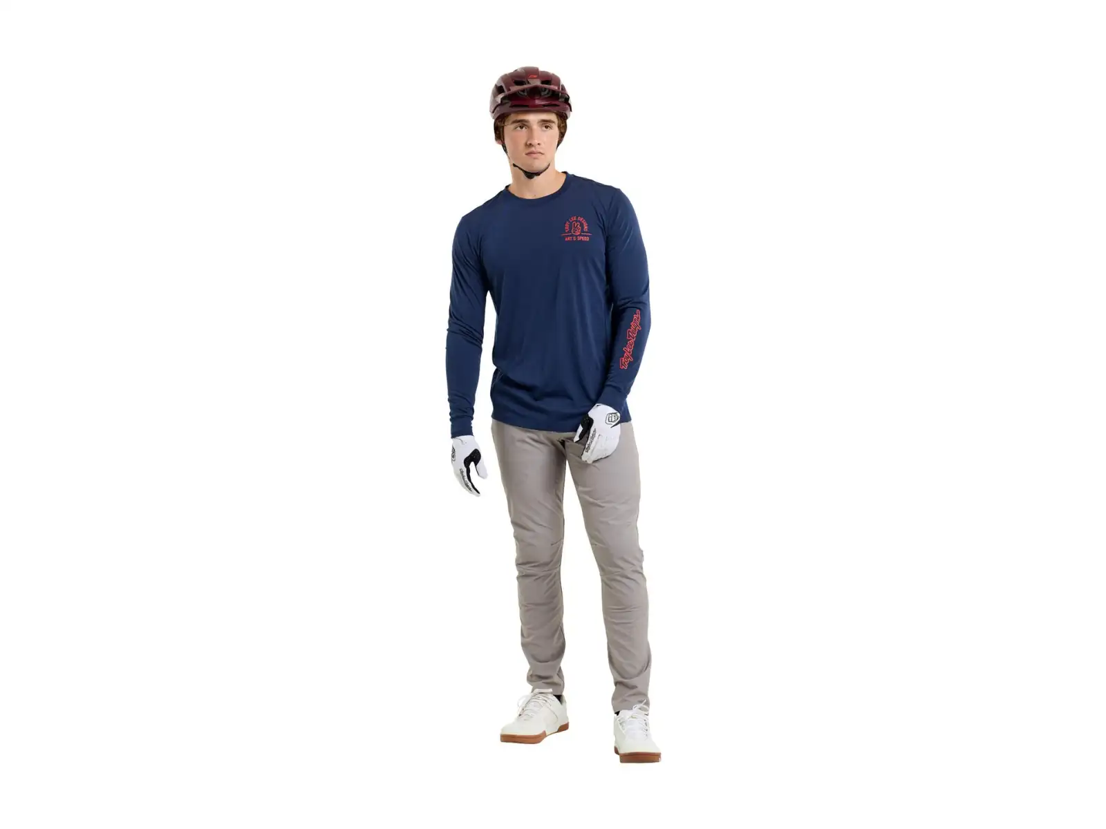 Troy Lee Designs Skyline Ride men's jersey long sleeve Locals/Midnight