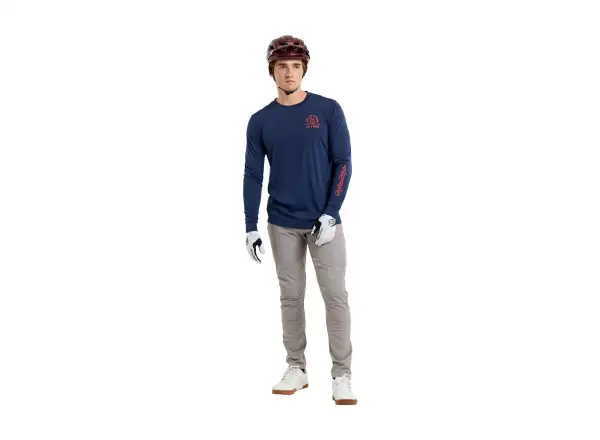 Troy Lee Designs Skyline Ride men's jersey long sleeve Locals/Midnight
