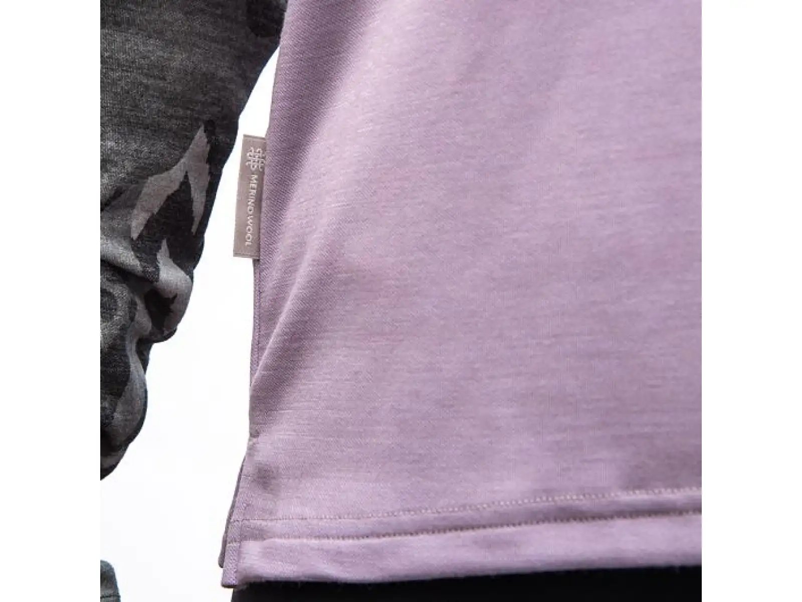 Sensor Merino Blend Impress women's long sleeve shirt Mystic Violet/Zebra
