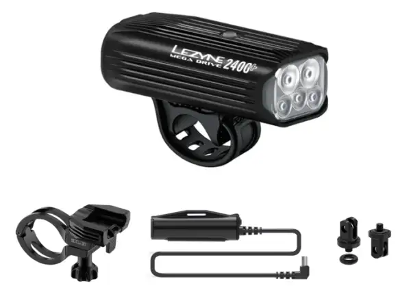 Lezyne Mega Drive 2400+ Loaded kit light set