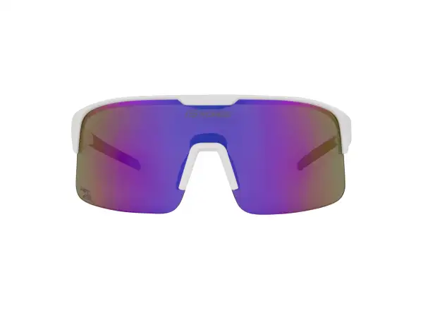 Force Spire cycling glasses white/purple mirrored lens