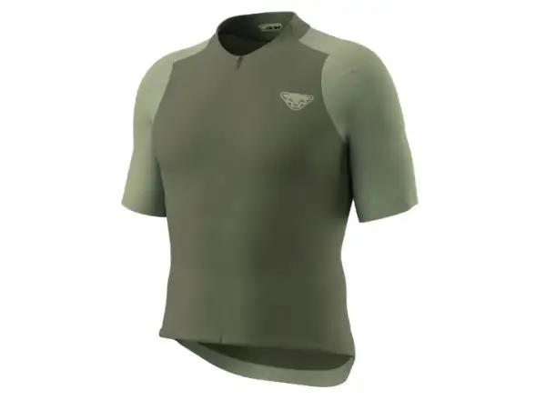 Dynafit Ride Light 1/2 zip men's jersey short sleeve Thyme