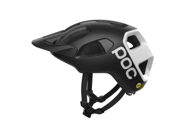 POC Cularis helmet Uranium Black Matt/Hydrogen White/Logo