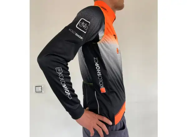 Alé PR System Koloshop men's windproof vest with pockets orange